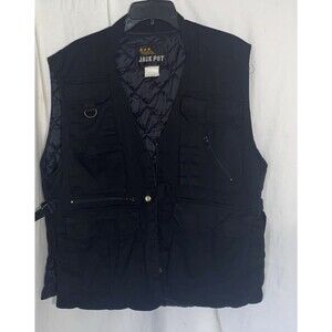 Jackpot brand tactical hunting fishing vest multi pocket adjustable outdoor